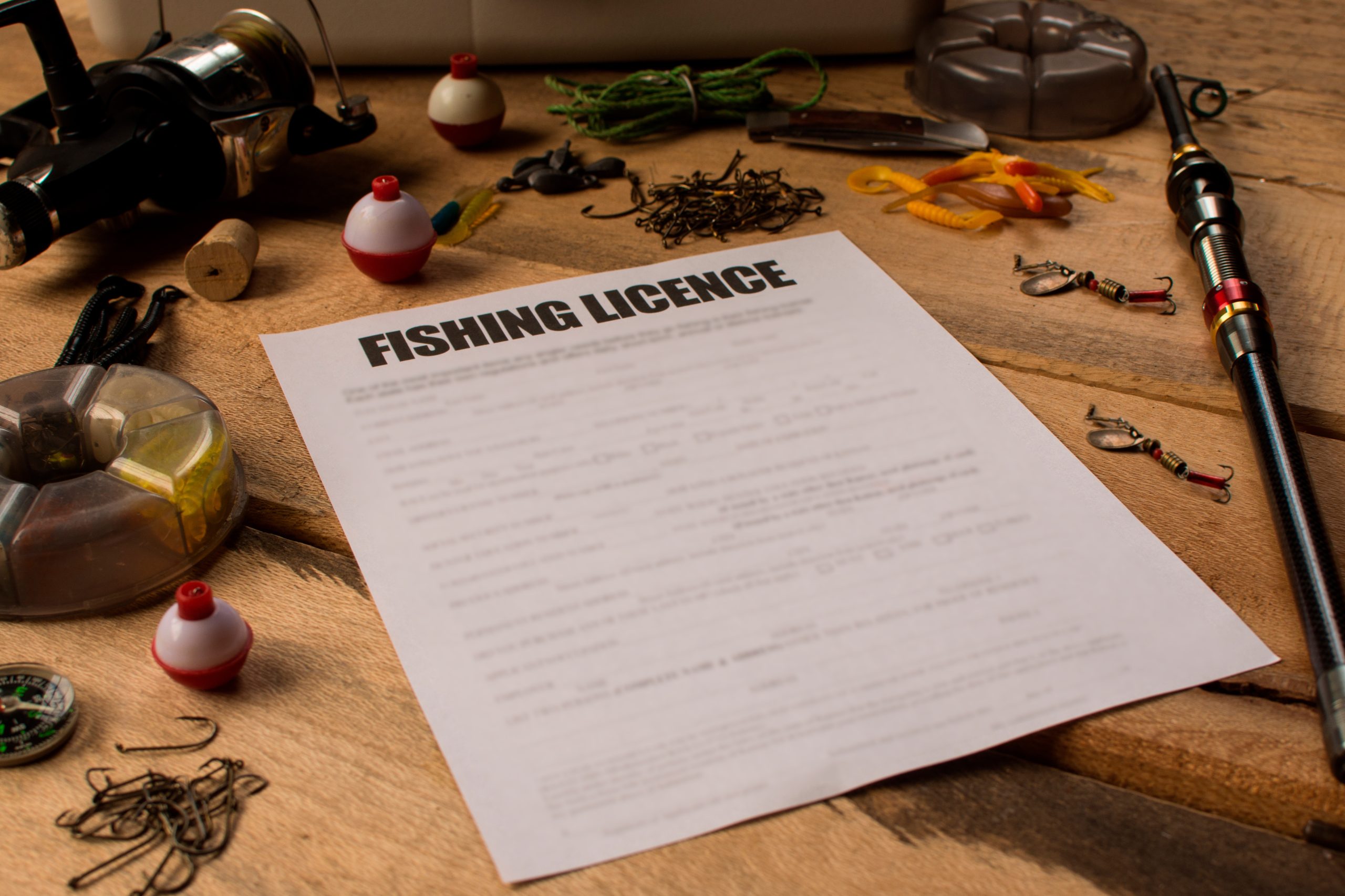 fishing equipment license